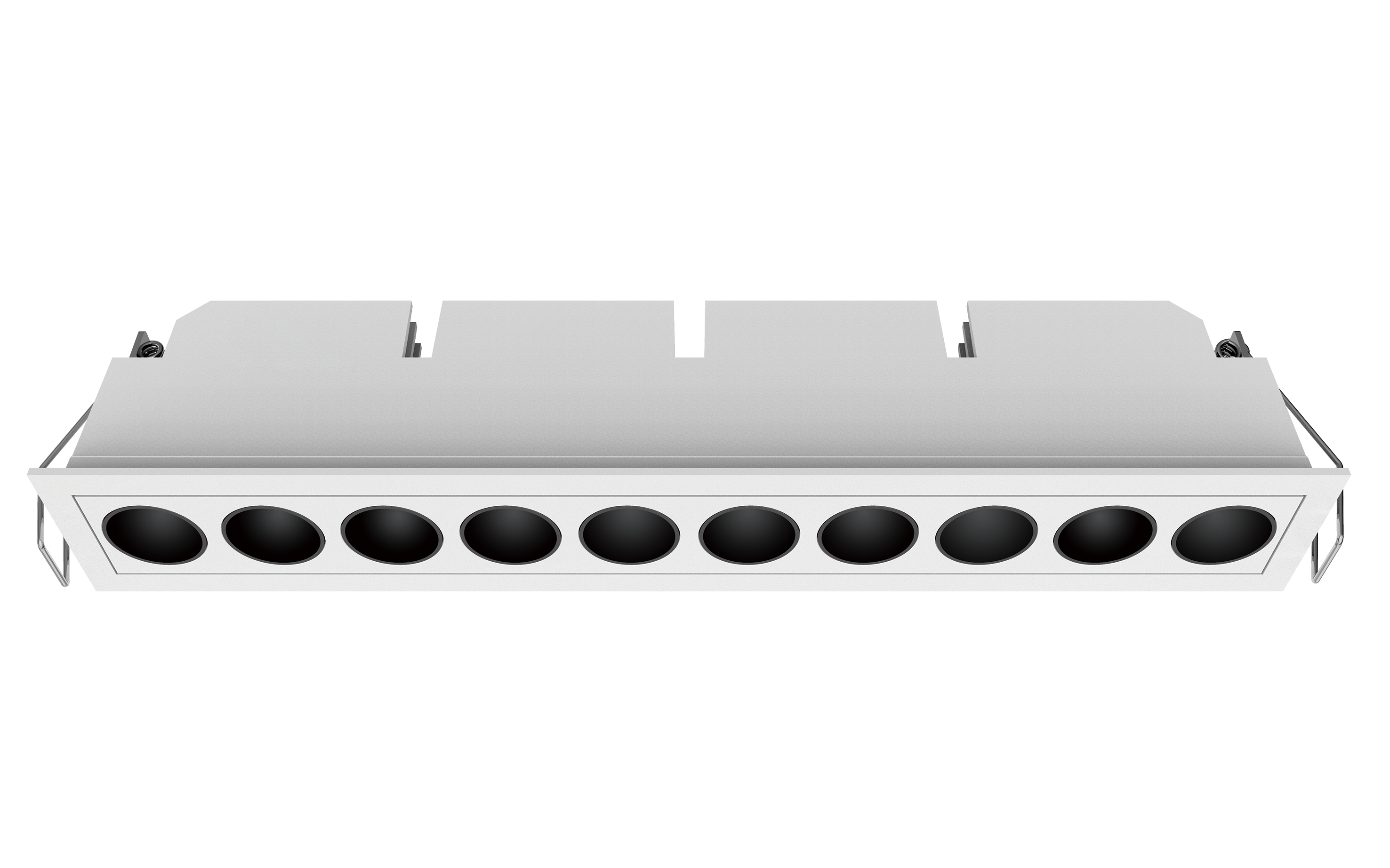 LED-Deckeneinbauleuchten für lineare Kühlergrills